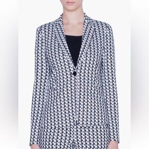 Akris punto Soundboard Pattern Jersey Jacket